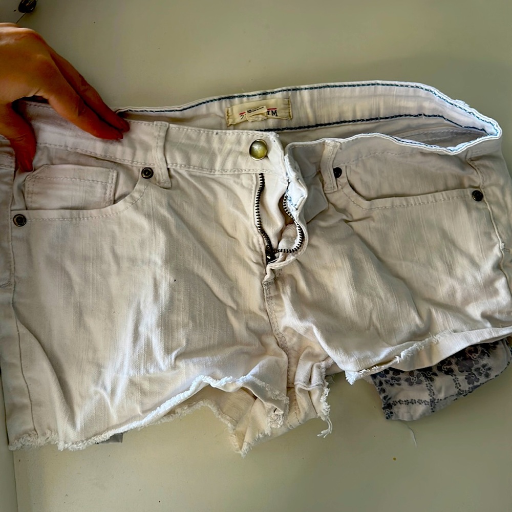 White shorts